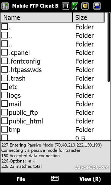 Mobile-FTP-Client